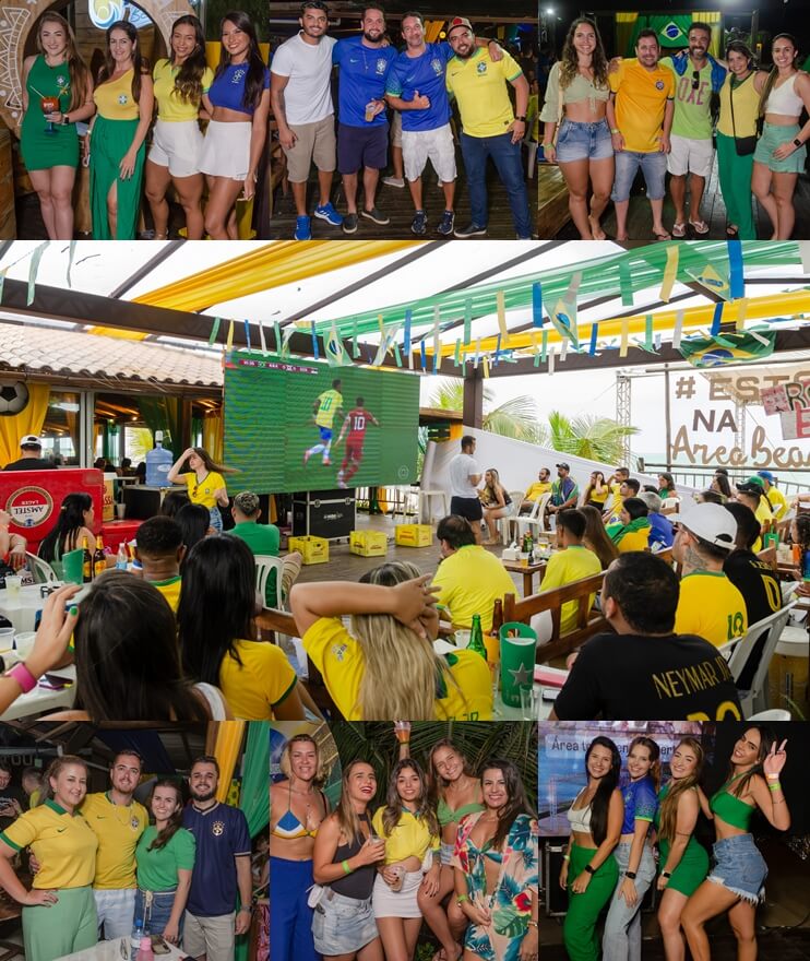 Area Beach realiza transmissão do jogo de estreia do Brasil na Copa do Mundo 2022 com grande festa 17