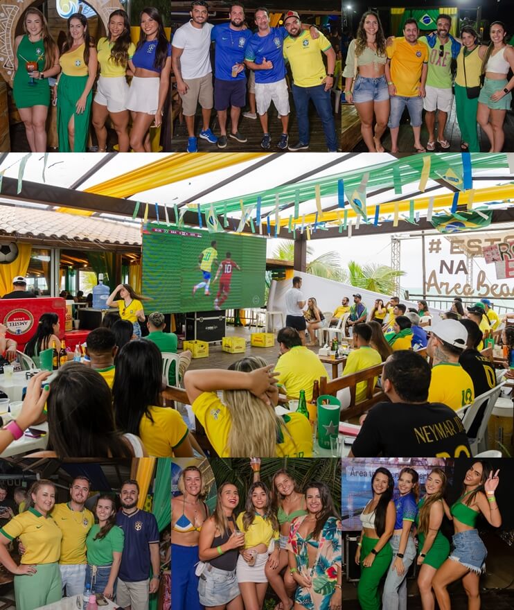 Area Beach realiza transmissão do jogo de estreia do Brasil na Copa do Mundo 2022 com grande festa 25