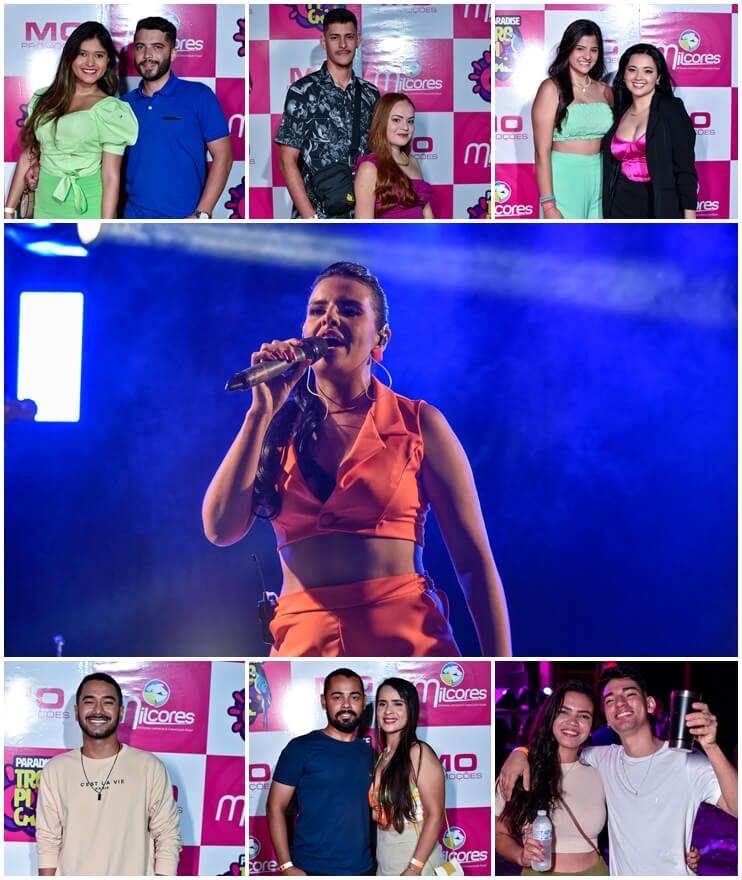 Gente bonita e muito agito no Paradise Tropical em Almenara 5