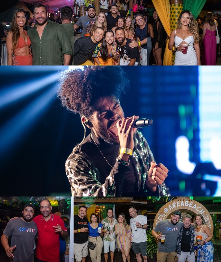 Péricles atrai milhares de foliões para o primeiro episódio do Pagode Prime na Area Beach 21