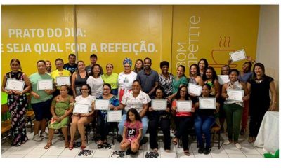 Profissionais da merenda escolar de Itagimirim concluem curso de capacitação com chefe de cozinha reconhecida no Brasil e no exterior 16