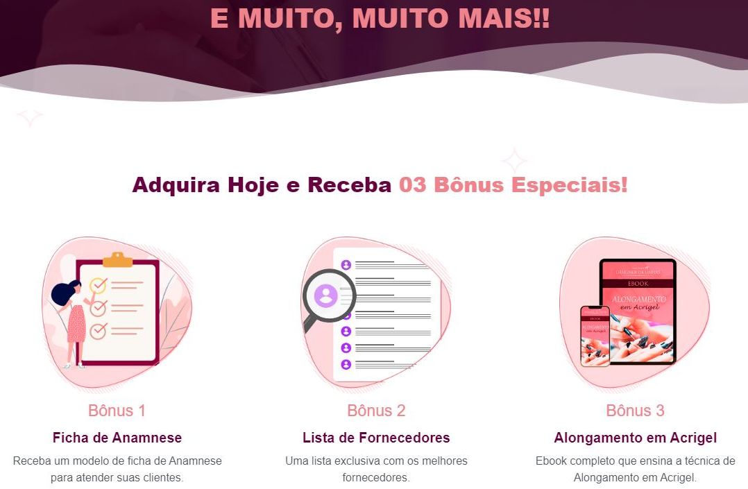 Curso: Aprenda Tudo Sobre as Técnicas Mais Atuais de Alongamento de Unhas! 14