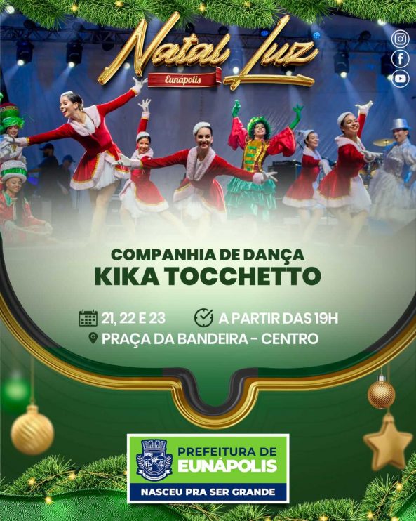 Companhia de dança Kika Tocchetto é destaque na programação do Natal Luz até sexta-feira 8