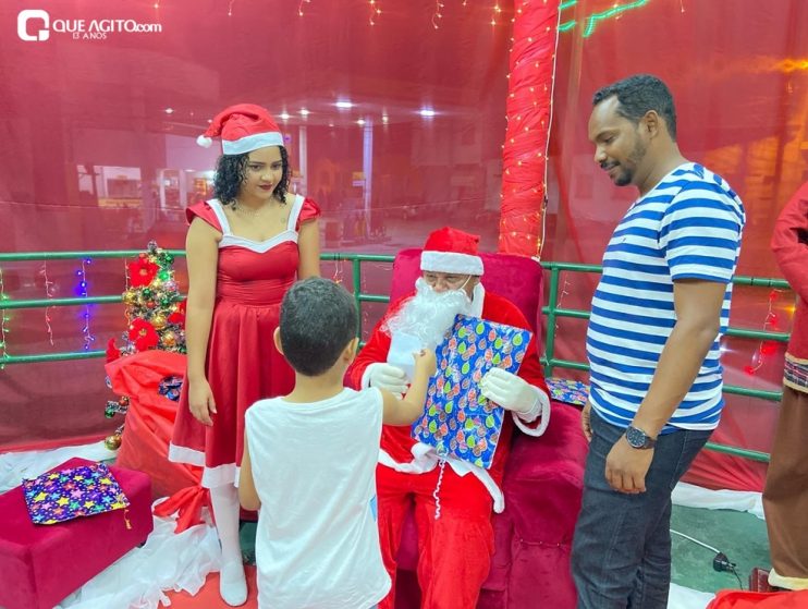 O PAPAI NOEL CHEGOU NO NATAL DAS LUZES EM ITAGIMIRIM 9