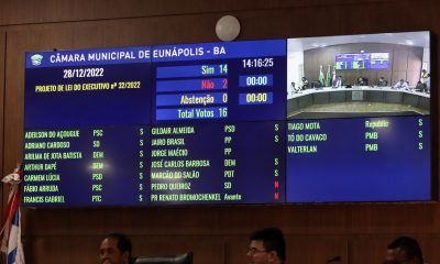 Projetos de lei propostos pelo Município são aprovados pela Câmara de Vereadores de Eunápolis 25