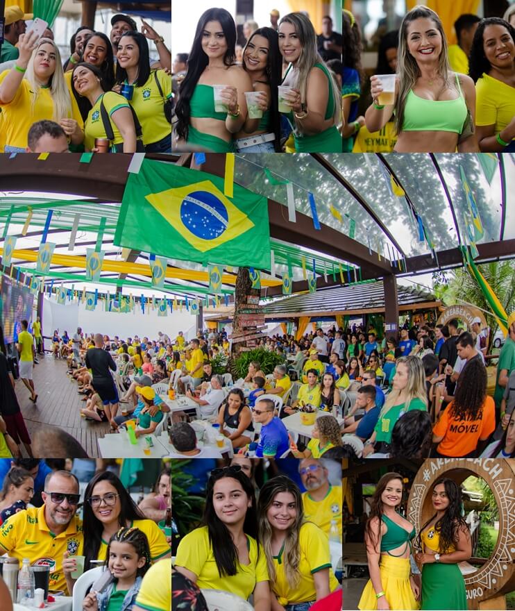 Walber Luiz, Júlio Cardozzo e Dande Maisk animam festa da Copa na Area Beach 4