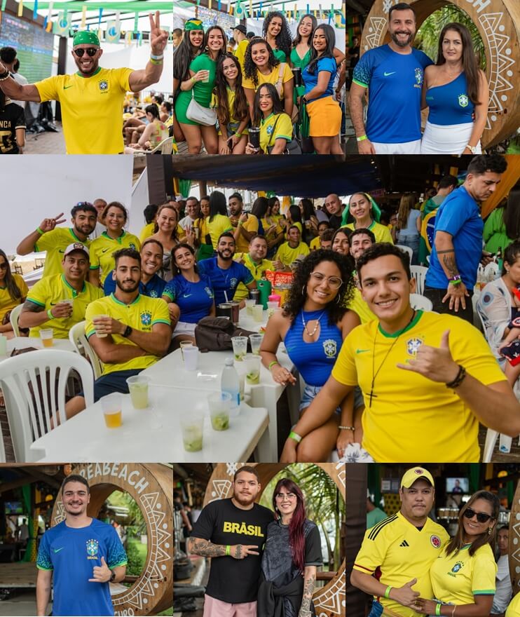 Walber Luiz, Júlio Cardozzo e Dande Maisk animam festa da Copa na Area Beach 27