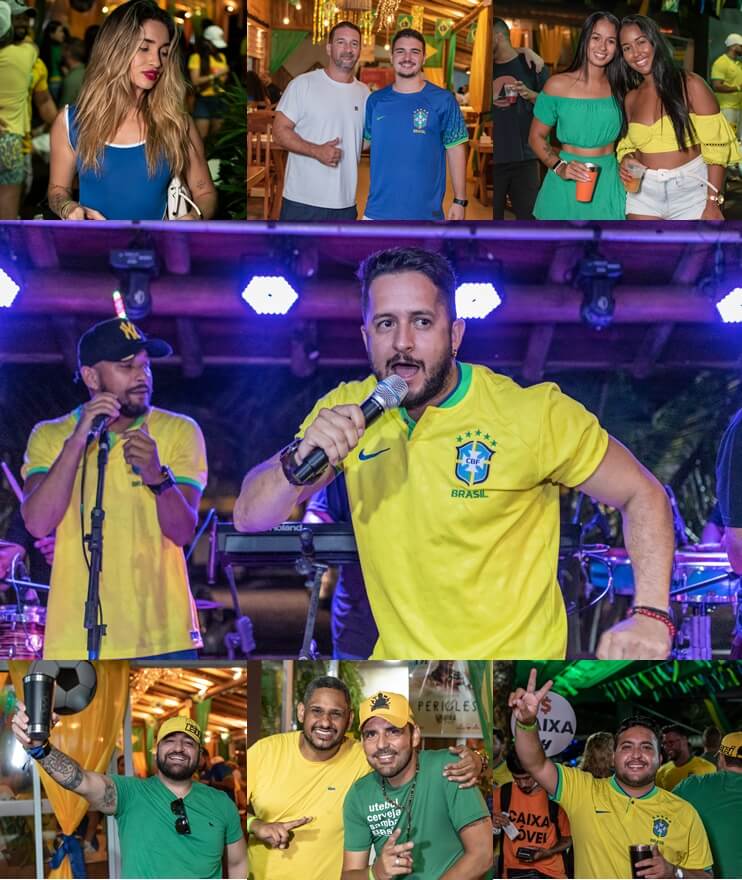Walber Luiz, Júlio Cardozzo e Dande Maisk animam festa da Copa na Area Beach 30