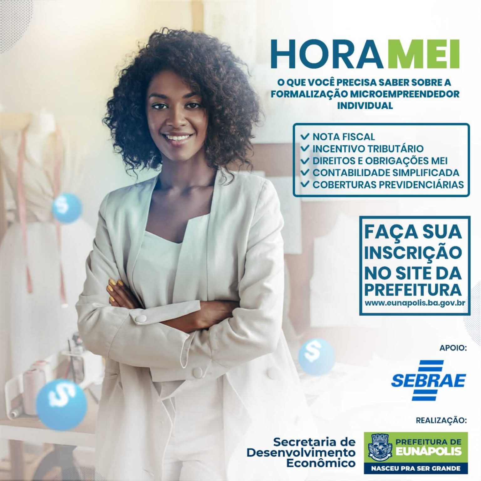 Prefeitura de Eunápolis inicia projeto para formalizar empreendedores; palestra acontecerá dia 25 de janeiro 10