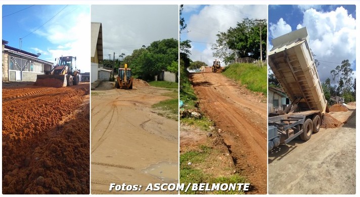 Prefeitura de Belmonte recupera ruas e estradas em Santa Maria Eterna 11