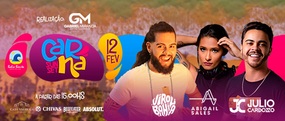 Gabriel Miranda lança evento "Carna Sunset" na pousada Bahia Bonita em Trancoso -Ba 5