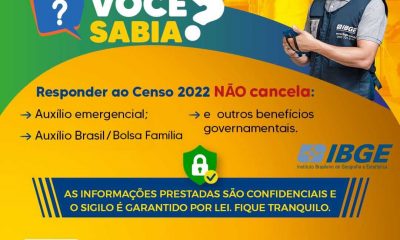 Eunápolis: informações prestadas ao Censo do IBGE não cancela Bolsa Família 104