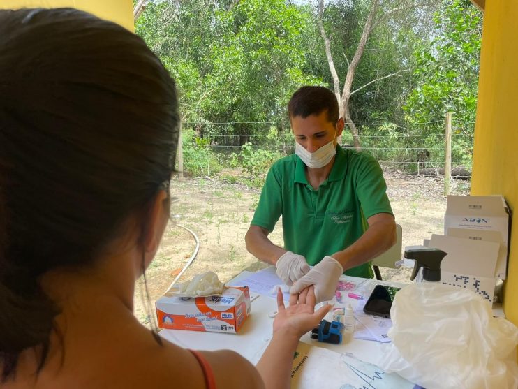 Ação de saúde no Ponto Maneca atrai dezenas de famílias da zona rural de Eunápolis 9