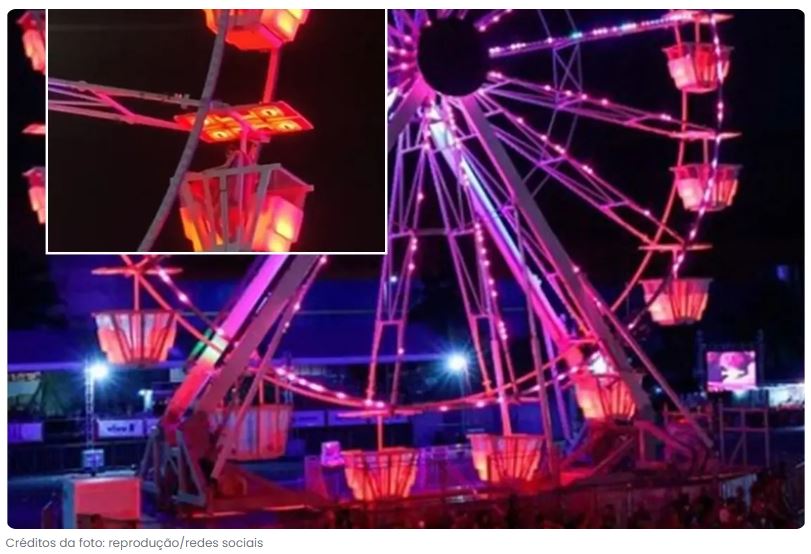 Casal é flagrado fazendo sexo em roda-gigante de festa no Rio; veja o que diz a lei 5