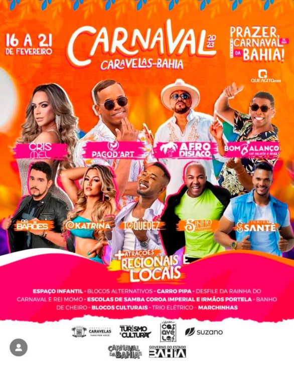 Carnaval de Caravelas 2023 promete ser um dos eventos mais badalados do extremo sul baiano 5
