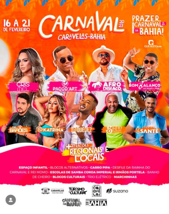 Carnaval de Caravelas 2023 promete ser um dos eventos mais badalados do extremo sul baiano 4