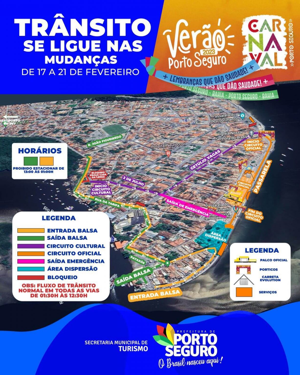Circuito do Carnaval Cultural passa por modificações para garantir mais mobilidade; confira no card Circuito do Carnaval Cultural passa por modificações para garantir mais mobilidade; confira no card 7
