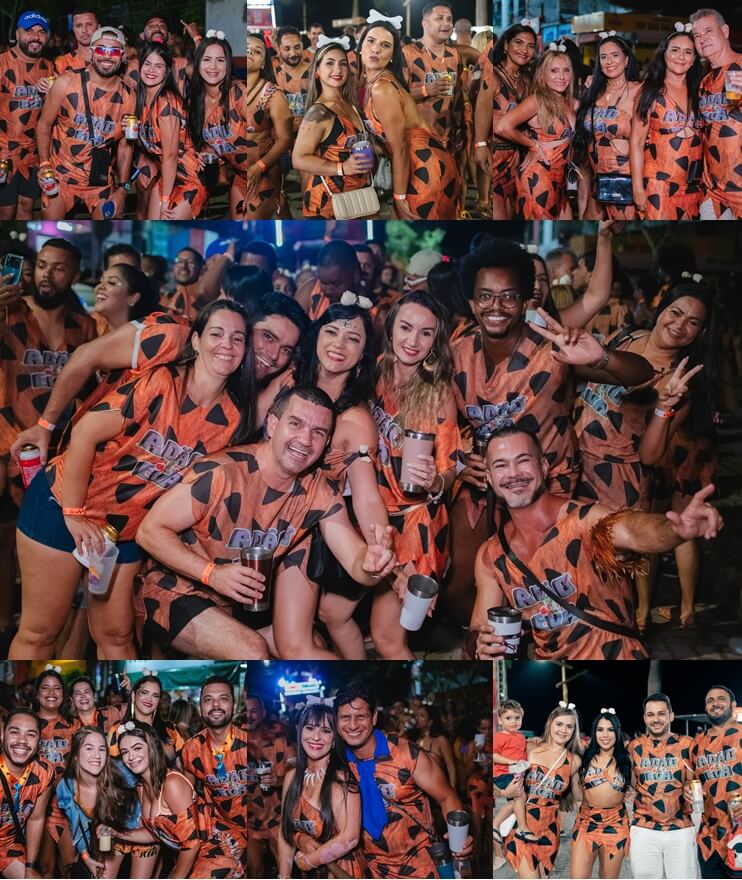 Os Flintstones invadem o Carnaval de Porto Seguro com o Bloco Adão e Eva 28