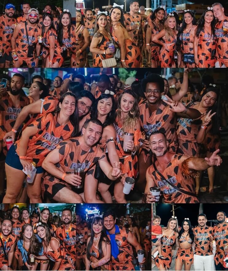 Os Flintstones invadem o Carnaval de Porto Seguro com o Bloco Adão e Eva 46