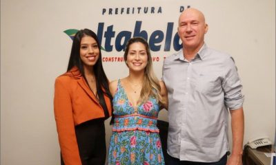 Prefeito Luciano Francisqueto se reúne com a representante de Itabela no Miss Bahia 60
