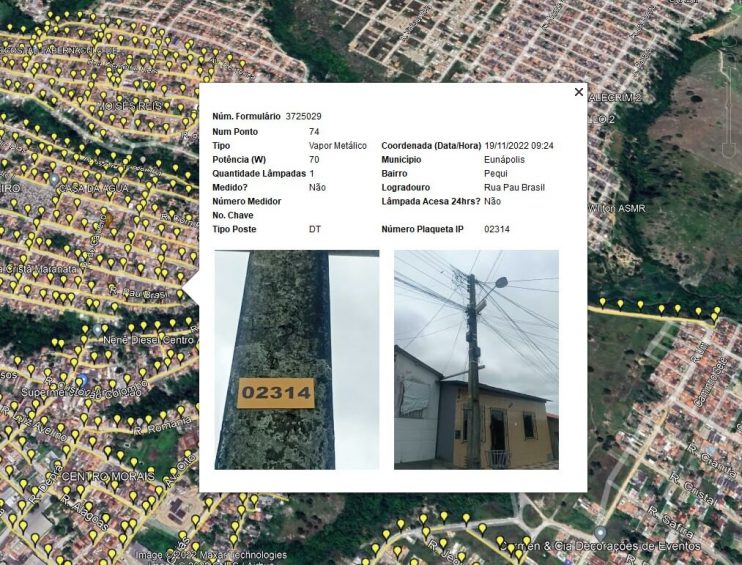 Prefeitura implanta sistema moderno de georreferenciamento em cerca de 16 mil pontos de iluminação em Eunápolis 5