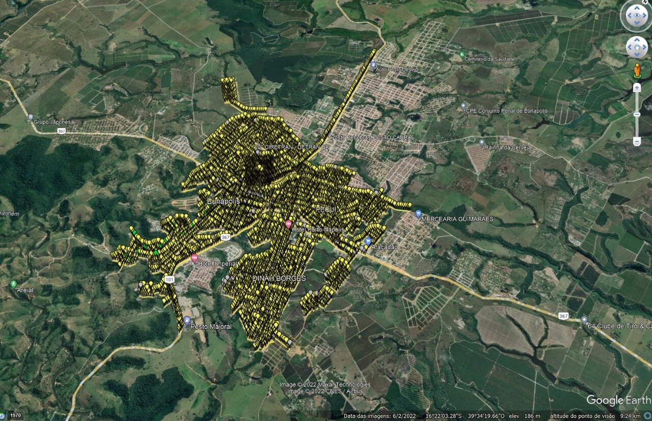 Prefeitura implanta sistema moderno de georreferenciamento em cerca de 16 mil pontos de iluminação em Eunápolis 6