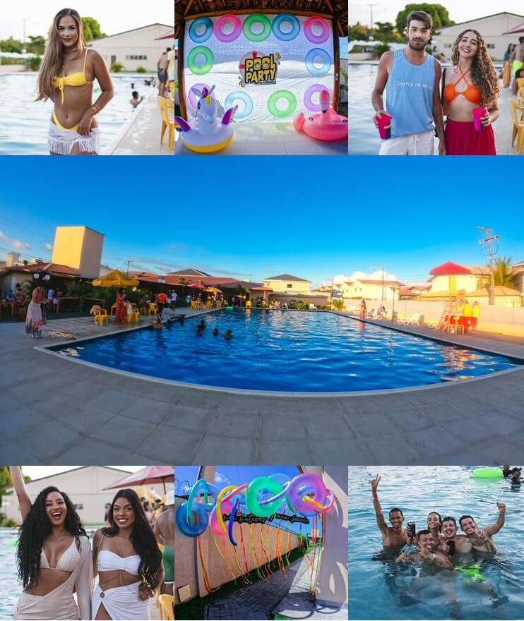 Gente bonita, sol, piscina e muito pagode na Pool Party de Carnaval da Pluga Eventos 24