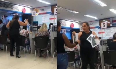 VÍDEO: Mulher traída faz barraco em loja após flagrar conversas de funcionária com seu marido 20
