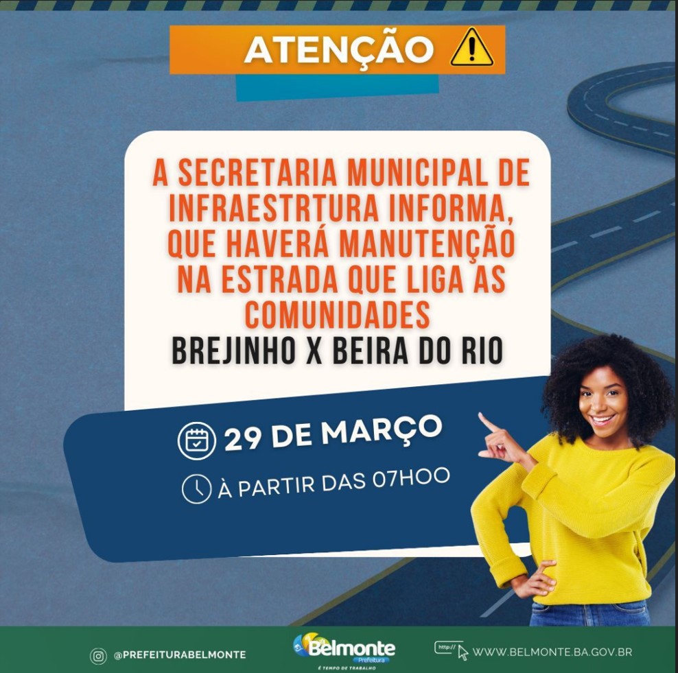 Estrada do Brejinho a Beira do Rio será interditada nesta quarta-feira por 24 horas 6