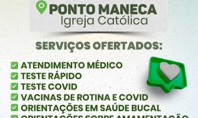 Prefeitura de Eunápolis leva ação de saúde para o Ponto Maneca nesta sexta-feira 22