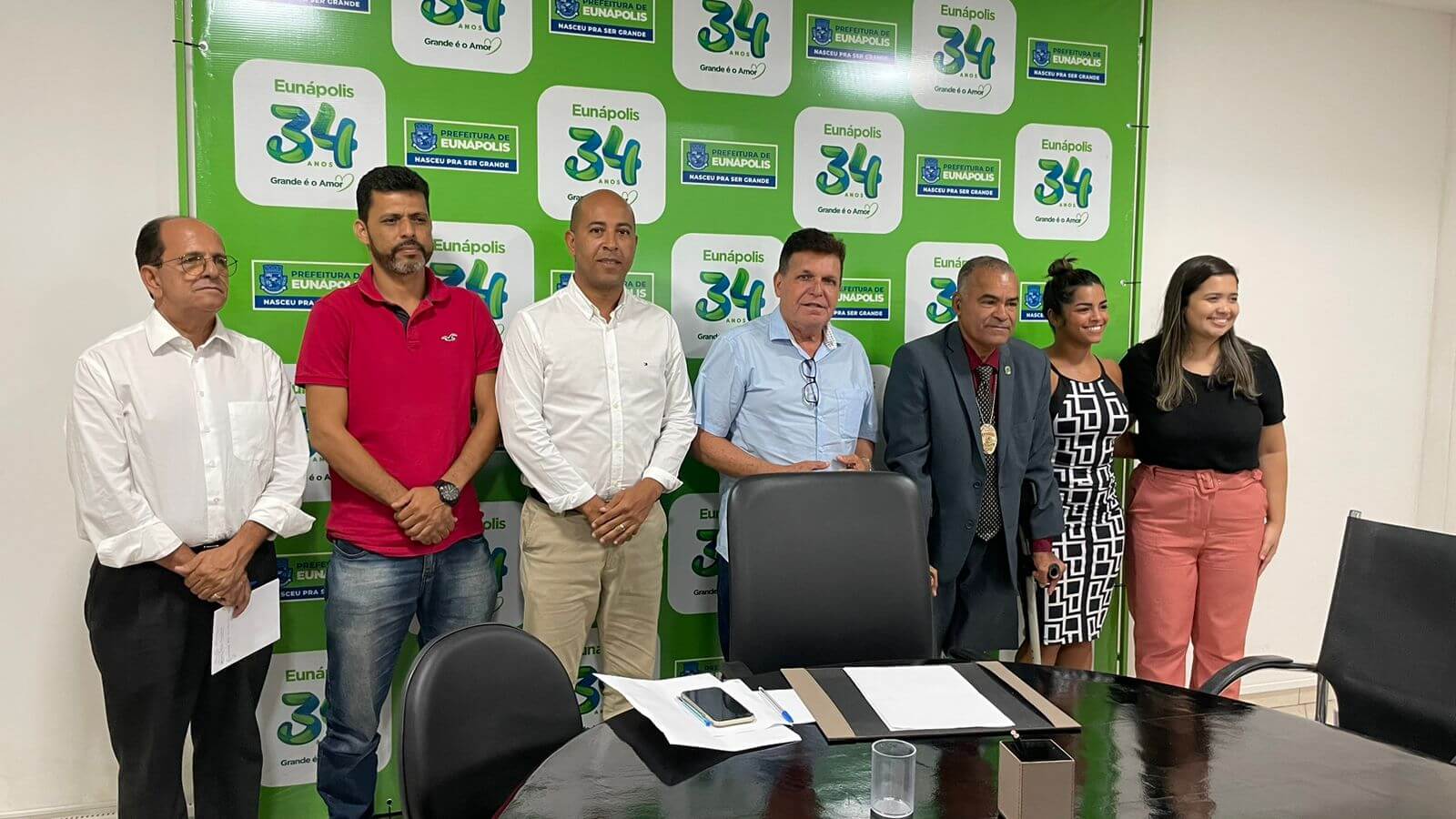 Secretário Paulo Dapé recebe visita de cortesia do presidente do SINDIGUARDAS/BA 7
