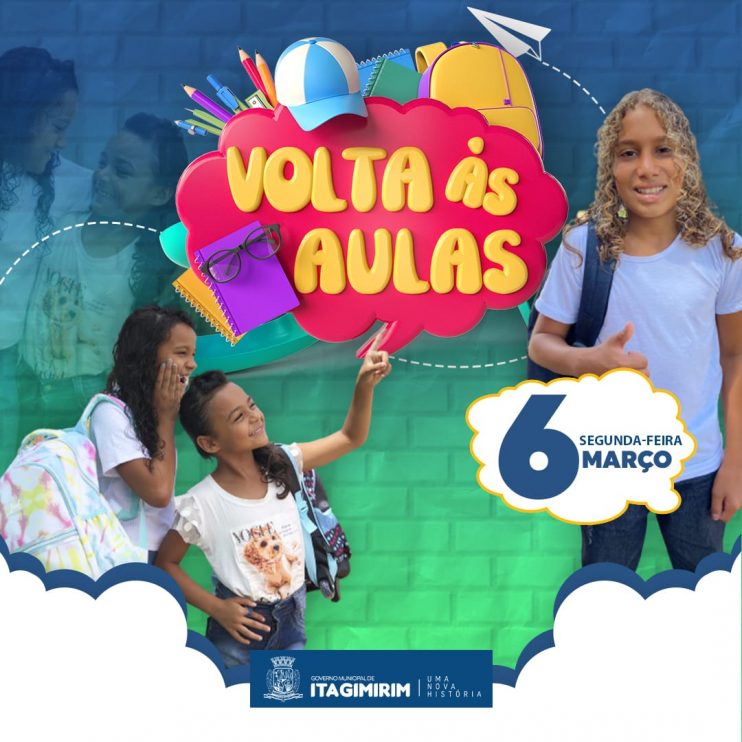 Aulas da rede municipal de ensino de Itagimirim começam na próxima segunda-feira (6) 6