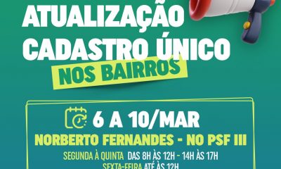 Governo de Itagimirim realizará ação de atualização do CadÚnico nos bairros da cidade 50