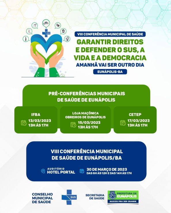 Etapa de Pré-Conferências Municipais em Saúde acontece na próxima semana em Eunápolis 4