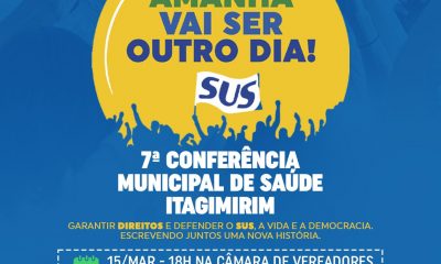 7ª Conferência Municipal de Saúde de Itagimirim começa nesta quarta-feira (15) 123