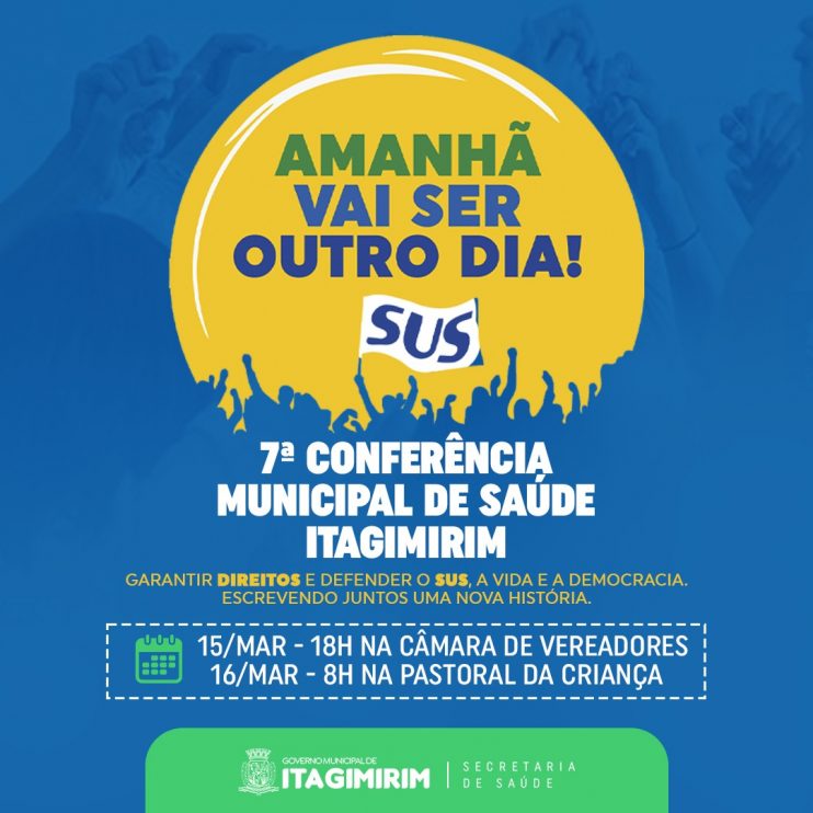 7ª Conferência Municipal de Saúde de Itagimirim começa nesta quarta-feira (15) 9