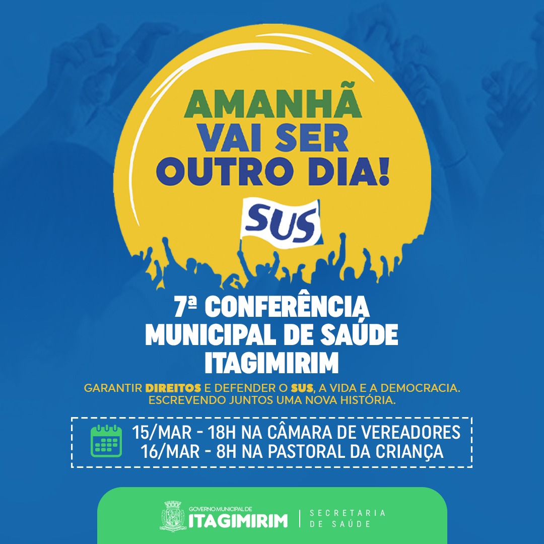 7ª Conferência Municipal de Saúde de Itagimirim começa nesta quarta-feira (15) 28