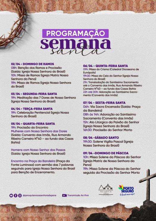 Paróquia Nossa Senhora da Pena promove celebrações da Semana Santa 20