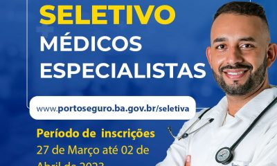 PREFEITURA DE PORTO SEGURO ESTÁ CONTRATANDO MÉDICOS ESPECIALISTAS 29