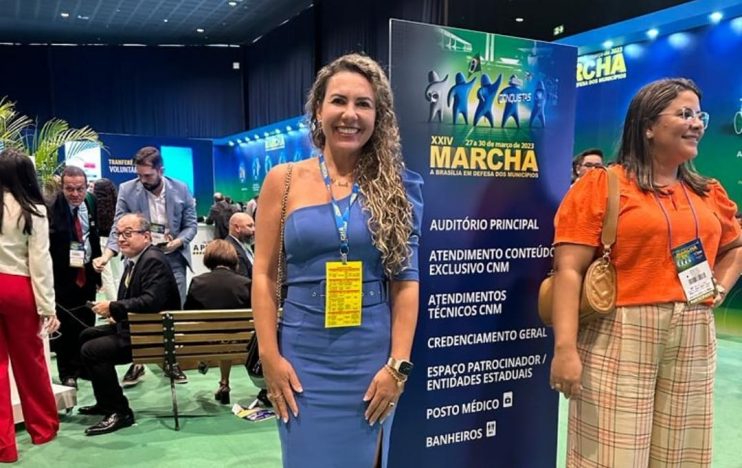 Prefeita Cordélia Torres busca melhorias para Eunápolis na Marcha a Brasília 11