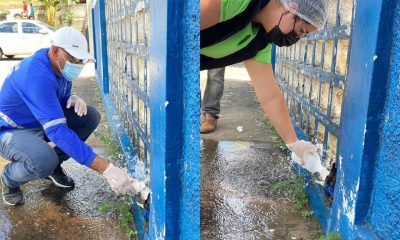 Vigilância Sanitária realiza coleta de amostras para analisar a qualidade da água fornecida em Itagimirim 48