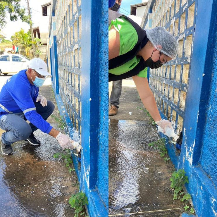 Vigilância Sanitária realiza coleta de amostras para analisar a qualidade da água fornecida em Itagimirim 4