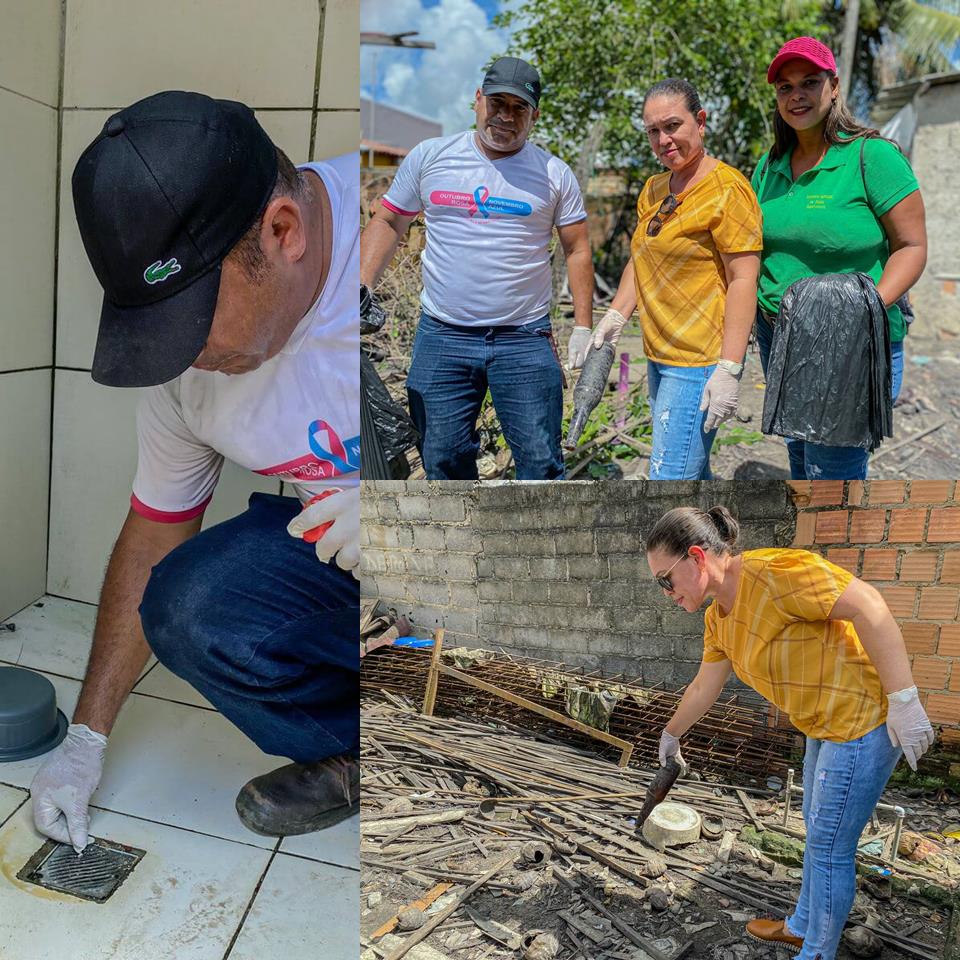 "Mutirão Contra o Mosquito" fortalece ações de combate ao Aedes Aegypti no bairro Gusmão 23