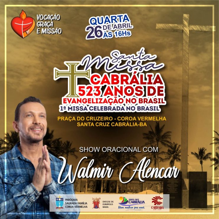 1ª Missa no Brasil: Cabrália homenageia os 523 anos de evangelização 9