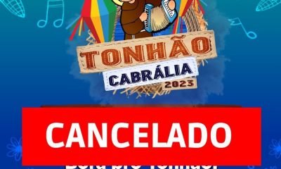 Prefeito de Santa Cruz Cabrália através de Nota Oficial cancela a festa do Tonhão, em decorrência das fortes chuvas 21