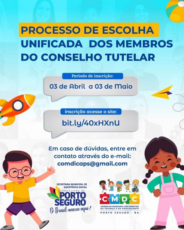 COMDICA ABRE INSCRIÇÕES PARA ELEIÇÕES DE CONSELHEIROS TUTELARES 9