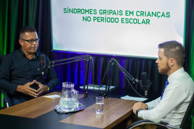 Síndromes gripais em crianças no período escolar é tema do podcast Eunápolis Pod+ 13