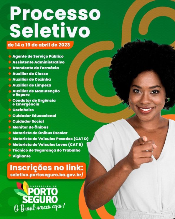 Prefeitura de Porto Seguro abre inscrições para mais de mil vagas para novos servidores 4