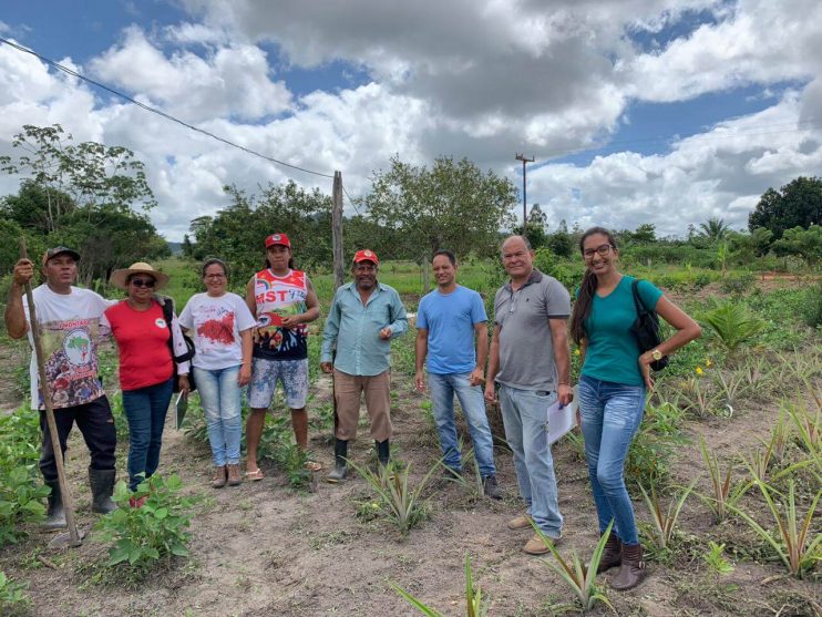 Agricultura realiza visita técnica no meio rural para acompanhar produção dos agricultores cadastrados no PAA 5