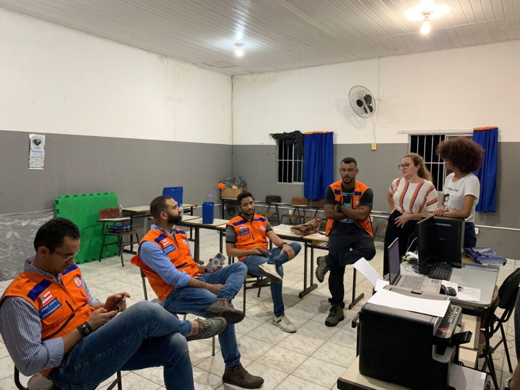 Equipe da Superintendência de Proteção e Defesa Civil do Estado visita Belmonte. 27